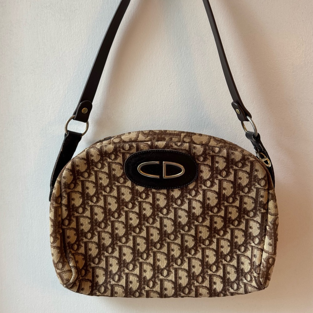 Christian Dior Brown Trotter Shoulder Bag